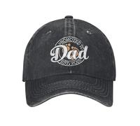 BQWRUUYM Promu à Papa Est 2025 Papa À Être Cadeaux Première Fois Papa Soleil Casquette de Baseball Père Hommes Lavé Chapeaux Casquettes Casquettes Anniversaire Cadeau