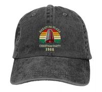 BQWRUUYM Retro Nakatomi Plaza Baseball Cap Hommes Cowboy Chapeaux Femmes Visor Protection Snapback Die Hard Christmas Party 1988 Bruce Willis Cap