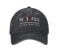 BQWRUUYM The X Files Film Casual Casquette de Baseball Été La vérité est là-Bas Casquette de Camionneur Randonnée Pêche Drôle Casquettes de Baseball
