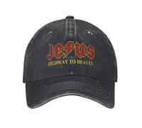 BQWRUUYM Vintage Highway to Heaven Casquette de Baseball Denim lavé Snapback Cap Outdoor Running Golf Adjustable Fit Caps Hat