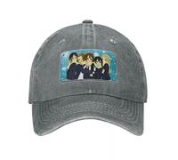 BQWRUUYM Vintage K on Filles Casquettes de Baseball Unisexe Style Distressed Cotton Snapback Cap Comic Anime Outdoor Workouts Caps Hat