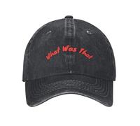 BQWRUUYM Vintage Lorde Qu’est-ce Que c’était Que Casquette de Baseball Unisexe Style Détressé Lavé TêteVêtements Extérieur Activities Ajustement Ajustable Chapeaux Casquette