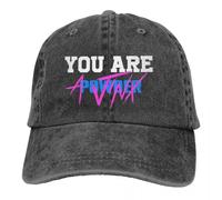 BQWRUUYM Vous êtes Une Casquette de Baseball Hommes Chapeaux de Cow-Boy Femmes Visière Protection Snapback Arcane Game Caps