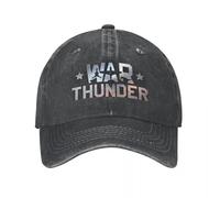 BQWRUUYM War Thunder Game Baseball Cap Outfit Vintage Distressed Denim Washed Sun Cap Unisexe Style Summer Unstructured Soft Hats Cap