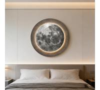 BQZKTVED Art Mural à LED,Tableau Mural 3D avec éclairage LED,pour La Maison,Salon,Étude,Décoration De Chambre À Coucher(D-Multi-Colored,70x70cm)