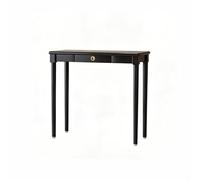 BQZKTVED Table Console Fine, Petite de Présentation, d'Appoint pour Couloir et Salon avec Espace Rangement, d'Entrée(Black,100x35x90cm)