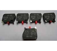 BR Bloc de connexion ZBE-102 Noir lot de 5