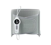 BR Bringer Coussin chauffant infrarouge avec arrêt automatique, protection contre la surchauffe, 6 niveaux de chauffage (25-60°C), écran LED, lavable (gris, 60 x 30 cm)