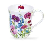 BR-COTF-PU Cottage Flowers Tasse en porcelaine fine Violet Staffordshire Forme Braemar 0,33 l