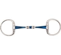 BR Mors de filet à tête d'olive Sweet Iron Magic double brisure 14mm