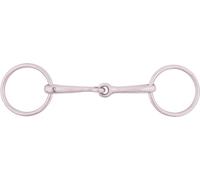 BR Mors de filet massif simple brisure 13mm inox