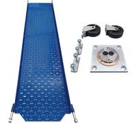 Br68kit Kit Roues Et Système De Plate-Forme À Ajouter Park Antivol De Sécurité Maximale Pour Moto (Bp68m) / Scooter (Bp68s) Pour Le Stationnement,Bleu
