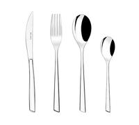 BRA Bari | Set de 24 Pièces en Acier Inoxydable avec Couteau à Steak, 6 Personnes