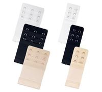 Bra Clasp Extender - 6 Pieces Bra Extenders, Strap Extender for Women | Elastic Strap Extension Buckle Soft Hook Comfortable Support for Bathing Bikini Breastfeeding Lingerie Corset Pregnancy