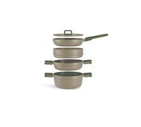 BRA Compac Pro Ceramic | Batterie de cuisine empilable 5 pièces