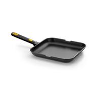 BRA Daily Pro | Grill 28 cm, sans traces, en fonte d'aluminium avec fond de 4,5 mm, antiadhésif trois couches, sans PFOA, compatible