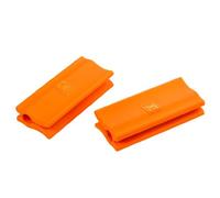 BRA Efficient - Anses en silicone, 2 unités, taille plat à rôtir lisse, pour Efficient de 35-45 cm de diamètre , couleur orange