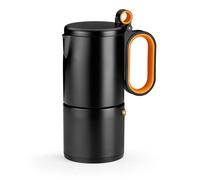 BRA Efficient | Cafetière italienne, 10 tasses, inox 18/10, fond full induction adaptée à tous types de cuisines, poignée en