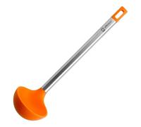 BRA Efficient | Casserole de Cuisine, Acier INOXYDABLE, Nylon et Silicone, Orange, 35 cm