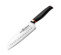 BRA Efficient | Couteau Santoku, Acier Inoxydable, Gris, 3x5x34 cm
