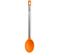 BRA Efficient | Cuillère de Cuisine, Acier Inoxydable, Nylon et Silicone, Orange, 35 cm