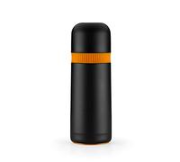 BRA Efficient Enjoy | Bouteille Isotherme Pour Liquides 1000 ml | Noir, Orange