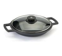 Bra Faitout bas Efficient 32 cm – Antiadhésif sans PFOA, Couvercle verre, Induction