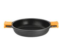 BRA Efficient | Faitout Bas 45 cm sans Couvercle, Fonte D'Aluminium, avec Antiadhésif Platiunm Plus sans PFOA, avec Anses en Silicone Démontables, Tous Feux Dont Induction