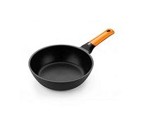 BRA Efficient Orange | Sauteuse 24 cm, Fonte d’Aluminium avec Revêtement Antiadhésif Platinum Plus sans PFOA, Compatible Tous Feux Dont Induction