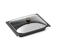 Bra Plat à four Efficient antiadhésif avec couvercle en verre 41 x 29 cm