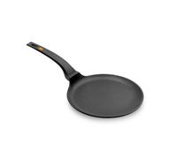 Bra Crêpière Efficient 26 cm, fonte d'aluminium, revêtement antiadhésif Platinum Plus, Noir