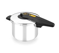 BRA Excellent | Autocuiseur Rapide 6 L, Ouverture Type Ciseaux, Acier Inoxydable 18/10, Facile à Utiliser et sûr, Tous Feux Dont