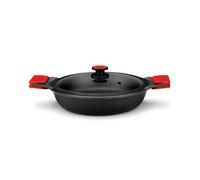 BRA Infinity Casserole basse 32 cm en fonte d'aluminium antiadhésive pleine induction adaptée à tous types de cuisines