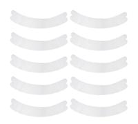 Bra Liners to Absorb Sweat, 10-Pack Under-Breast Pads for Exercise, Gym, Yoga, Pilates, Fitness, Everyday Use, Non-Woven Fabric Sweat-Absorbing Breast Pads