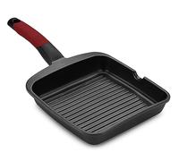 BRA Premiere | Poêle à Griller Rainurée de en Fonte d'Aluminium 22 cm