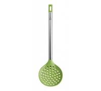 BRA Prior Cuillère de cuisine of alimentaire, acier inoxydable 18/10 et silicone, vert, 36,5 cm