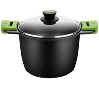 Bra Marmite Prior 24 cm – Fonte alu, Antiadhésif sans PFOA, Anses silicone, Induction, Noir