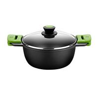 Bra Fait-tout haut Prior – couvercle en verre, poignées en silicone – 32 cm G
