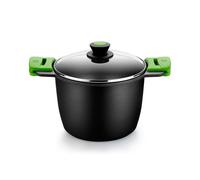 BRA Prior - Grande marmite avec Couvercle en Verre et anses en Silicone, 24 cm - A403924