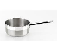 BRA Profesional | Casserole, 18 cm, Acier Inoxydable 18/10, Compatible Tous Feux Dont Induction