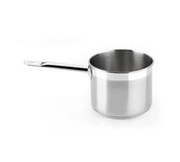BRA Profesional | Pot à Lait, 18 cm, Acier Inoxydable 18/10, Compatible Tous Feux Dont Induction, Gris