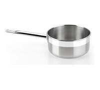 BRA Profesional | Casserole, 12 cm, Acier Inoxydable 18/10, Compatible Tous Feux Dont Induction, Argent Métallique
