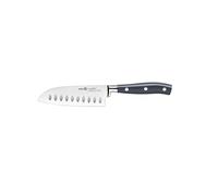 BRA Signature | Couteau Santoku 130 mm, Acier Inoxydable Allemand Forgé avec Molybdène et Vanadium, Manche Riveté ABS, Design Ergonomique, Lame 1.6 mm d'Épaisseur
