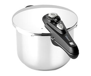 BRA Vitesse | Autocuiseur rapide 3 litres, en acier inoxydable 18/10, avec 2 programmes de cuisson et système de verrouillage d'ouverture, adapté à tous types de cuisines