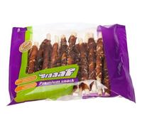 Braaaf Nourriture sèche pour Chiens Roll Sticks Duck 12,5 cm (30 Pcs)