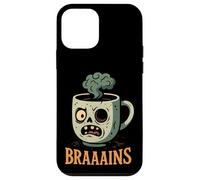 Braaains Tasse à café Zombie Coque pour iPhone 12 Mini