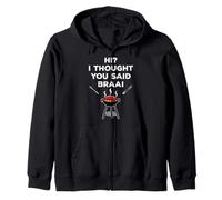 Braai on The Brain Joke South Africa Funny Sweat à Capuche
