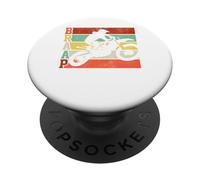 Braap Vintage Motocross Enduro Dirt Bike Braap PopSockets PopGrip Adhésif