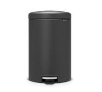 Brabantia 114182 poubelle 20 L Rond Plastique Gris