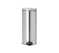 Brabantia 114380 New Icon Poubelle à Pédale Acier Inoxydable Argent 30 x 34 x 67,5 cm 30 L